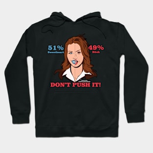 51% Sweetheart 49% B**** Funny Inspirational Novelty Gift Hoodie